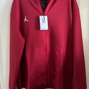 NWT Nike Women's Deep Red/Maroon Full Zip Sweatshirt/Lightweight Jacket
